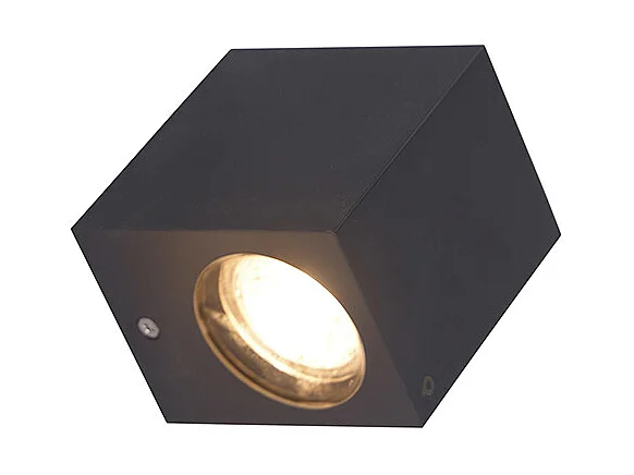 Applique murale d'extérieur moderne en plastique gris - Baleno