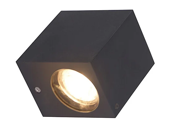 Applique murale d'extérieur moderne en plastique gris - Baleno