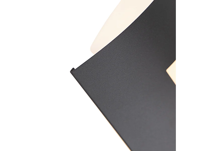 Applique murale extérieure anthracite IP44 capteur crépusculaire - Emmerald