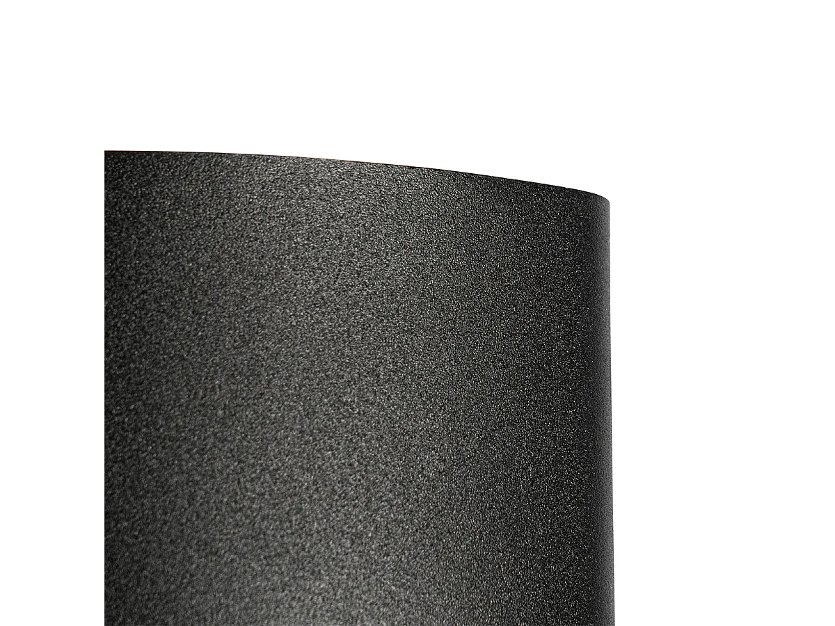 Applique d'extérieur noire avec LED 4 lumières IP54 - Silly