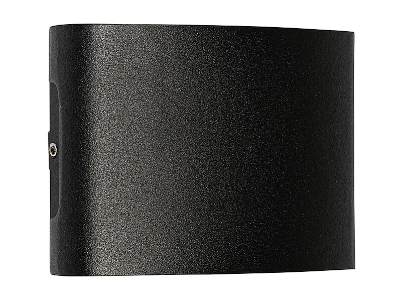 Applique d'extérieur noire avec LED 4 lumières IP54 - Silly