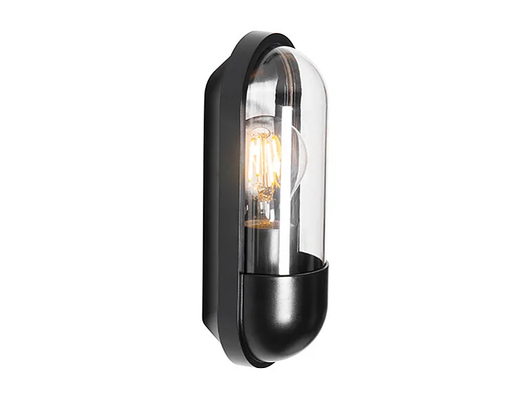 Applique d'extérieur moderne noire IP54 - Stockholm