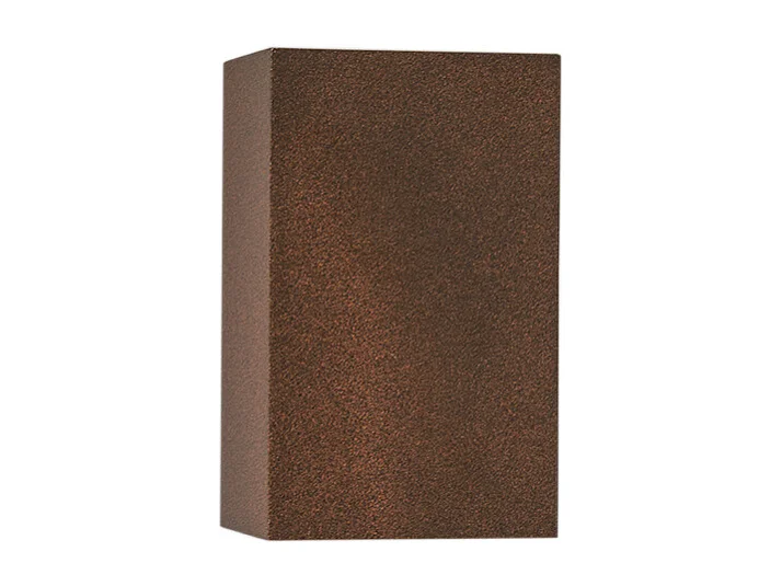 Applique murale industrielle brun rouille 2 lumières IP44 - Baleno