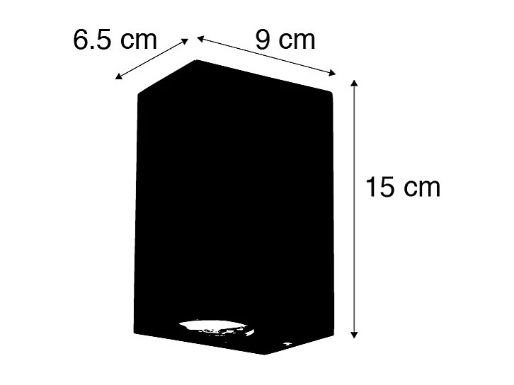 Applique murale industrielle brun rouille 2 lumières IP44 - Baleno