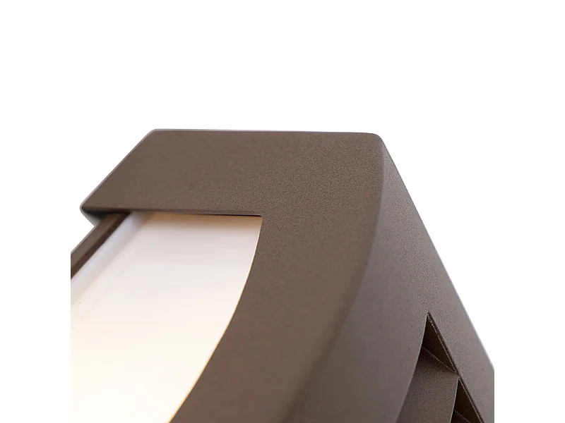 Applique moderne brun rouille IP44 - Hurricane 1