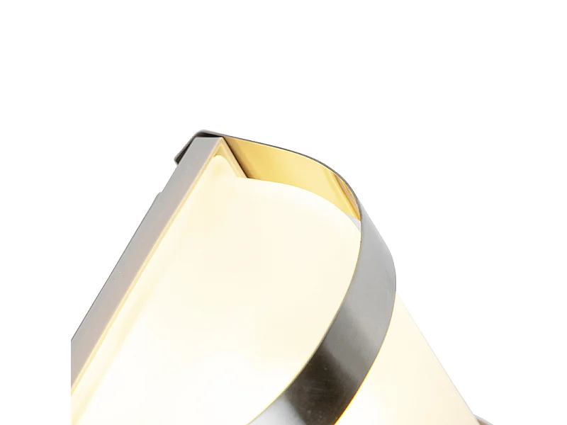 Applique murale extérieure capteur en acier inoxydable clair-foncé - Mira