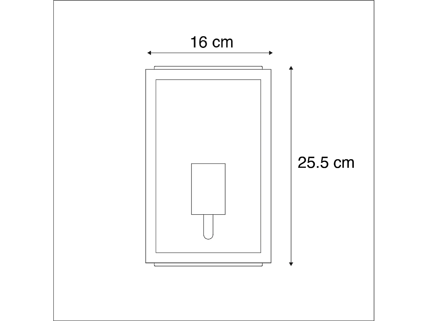 Applique murale extérieure industrielle noire avec verre 25,5 cm IP44 - Rotterdam