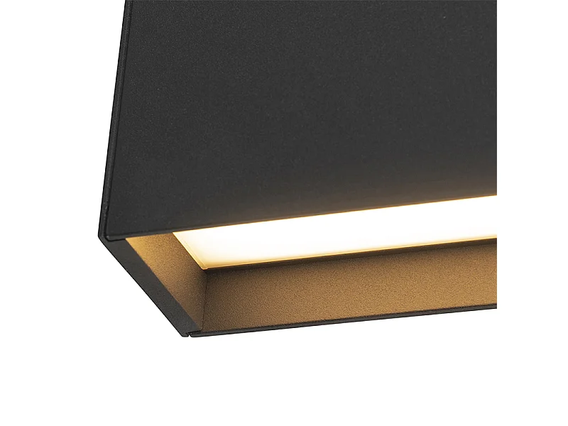 Applique moderne anthracite avec LED IP54 - Spector