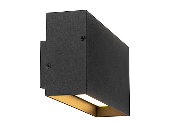 Applique murale moderne anthracite avec LED IP54 - Spector