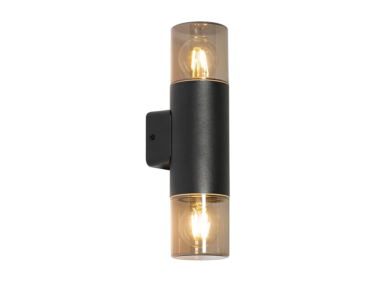 Applique d'extérieur moderne noire 2 lumières IP44 - Odense