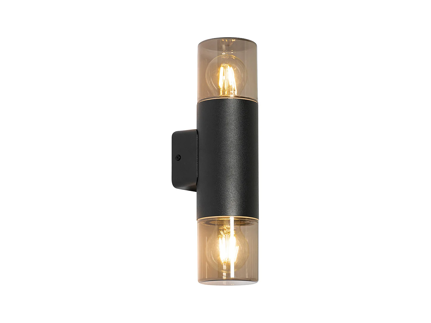 Applique d'extérieur moderne noire 2 lumières IP44 - Odense