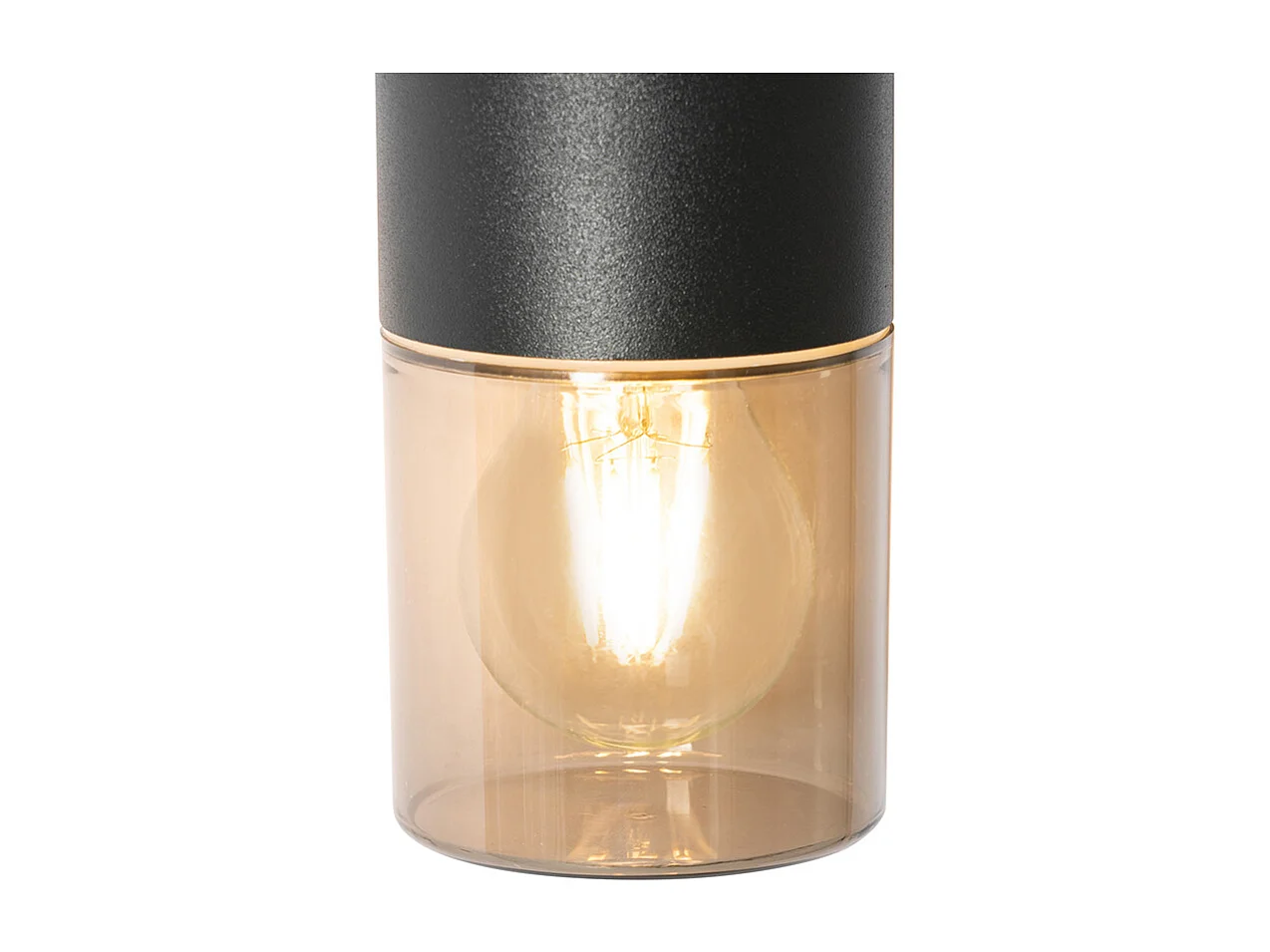 Applique murale extérieure moderne noire 2 lumières IP44 - Odense