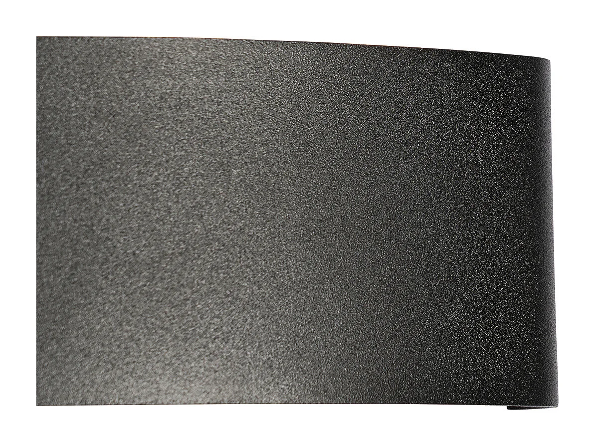 Applique murale d'extérieur noire avec LED 6 lumières IP54 - Silly