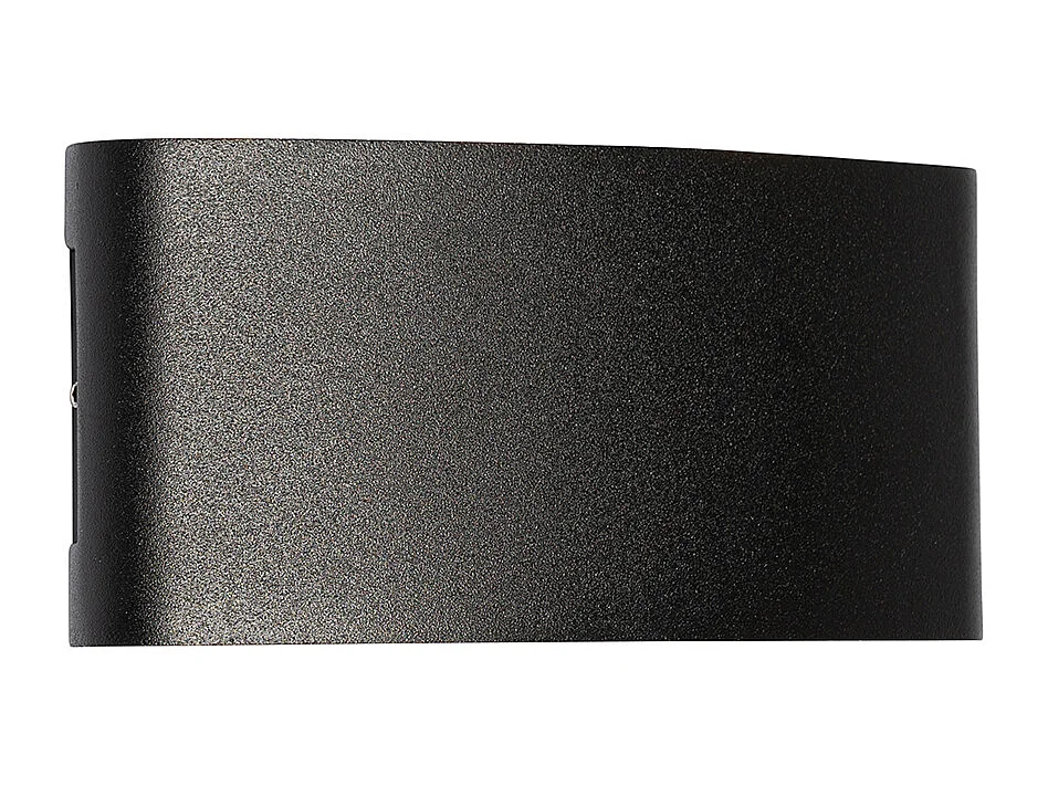 Applique murale d'extérieur noire avec LED 6 lumières IP54 - Silly