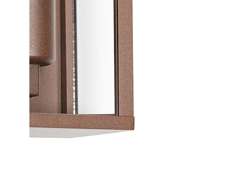 Applique industrielle marron rouille 26 cm IP44 - Charlois