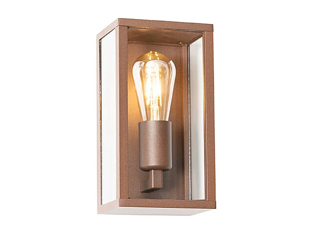 Applique murale industrielle rouille 26 cm IP44 - Charlois