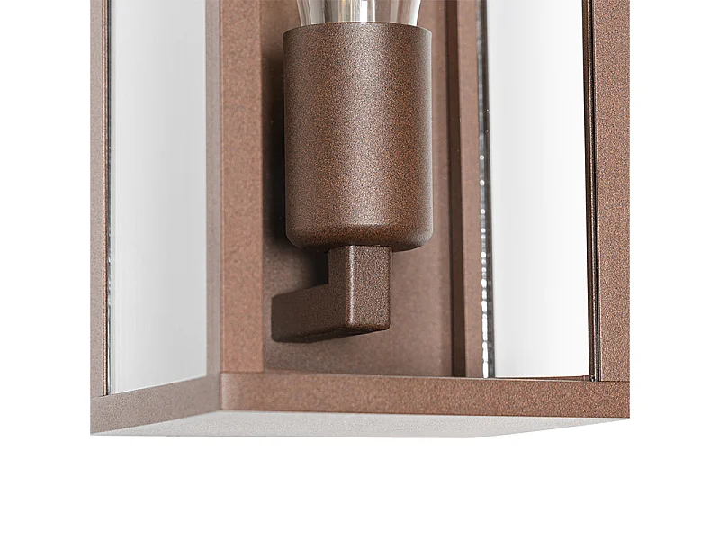 Applique murale industrielle rouille 26 cm IP44 - Charlois