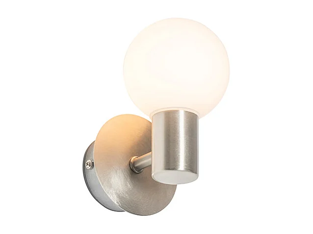 Applique moderne en acier IP44 - Cederic Up