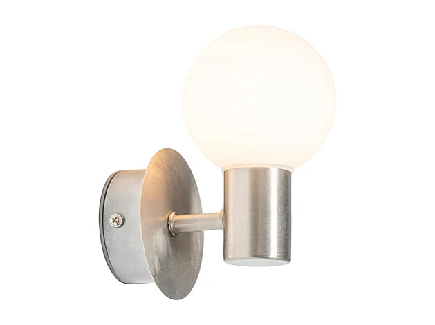 Applique moderne en acier IP44 - Cederic Up