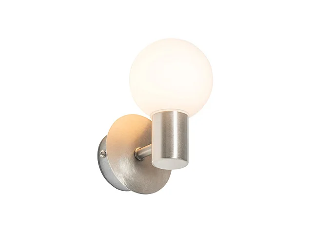 Applique moderne en acier IP44 - Cederic Up