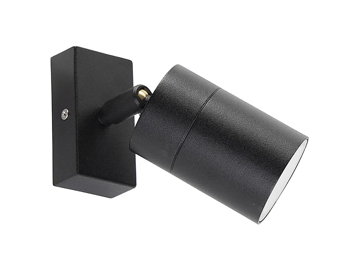 Applique d'extérieur noir réglable IP44 - Solo