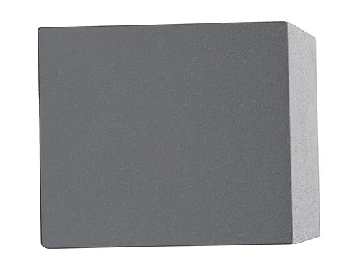 Applique murale moderne gris foncé IP44 - Baleno