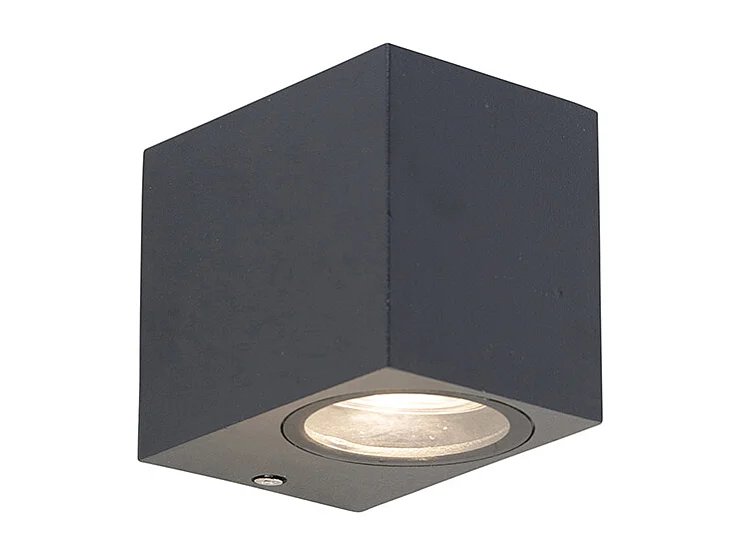 Applique murale moderne gris foncé IP44 - Baleno