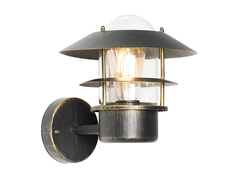 Applique d'extérieur vintage or antique IP44 - Prato