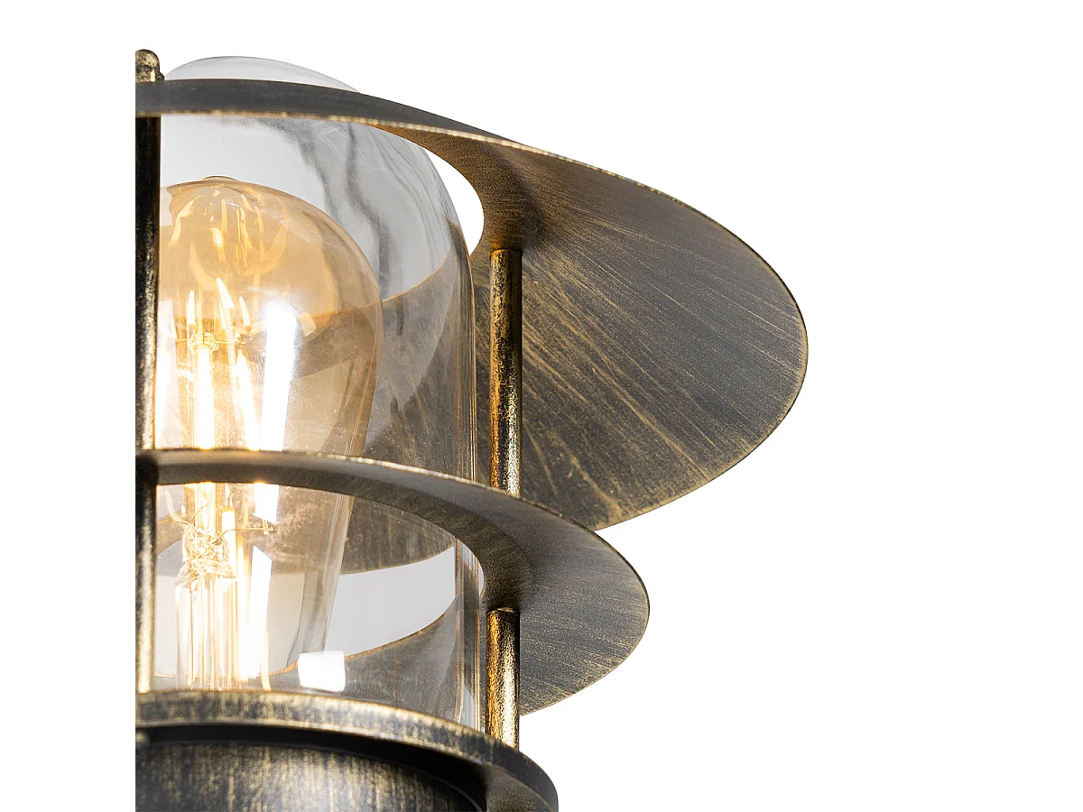 Applique d'extérieur vintage or antique IP44 - Prato