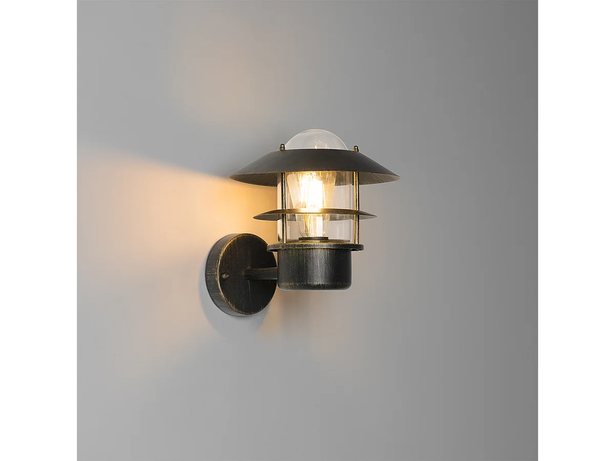 Applique d'extérieur vintage or antique IP44 - Prato