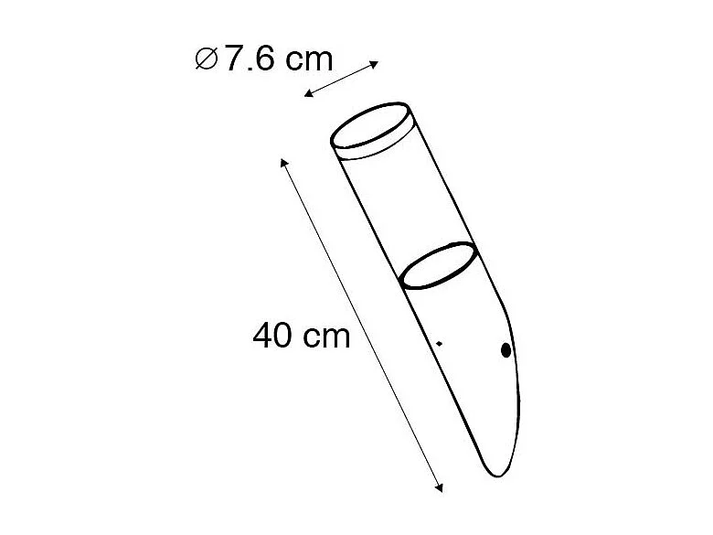 Applique d'extérieur moderne gris foncé capteur clair-foncé IP44 - Rox