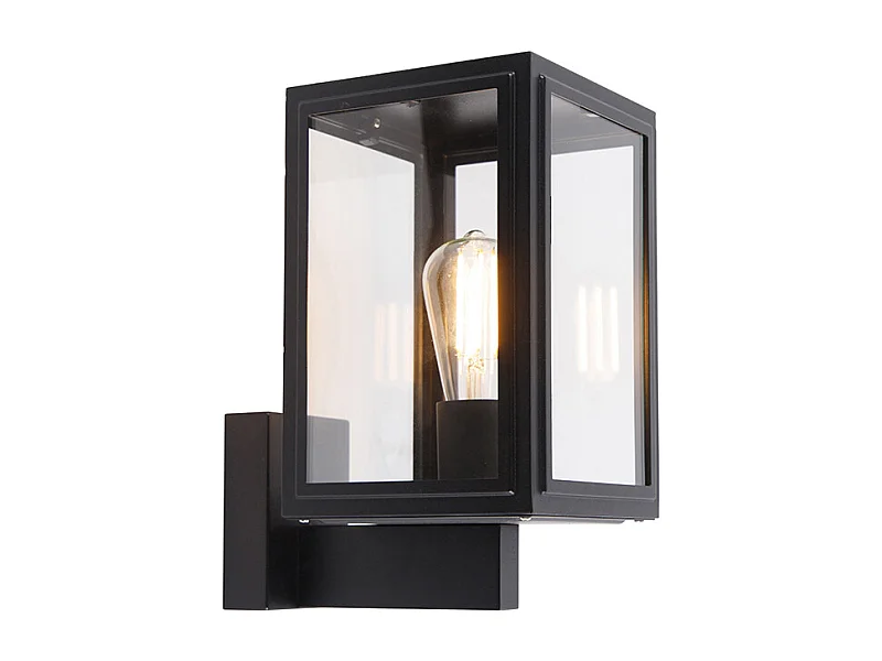 Applique murale rustique noire IP44 - Sutton Up