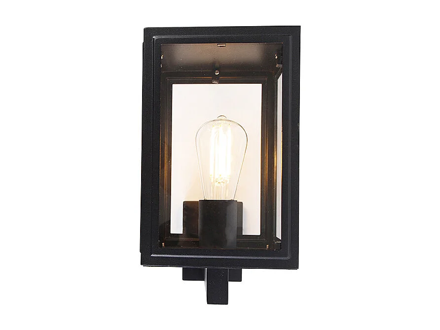 Applique murale rustique noire IP44 - Sutton Up