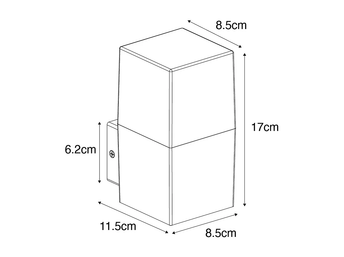 Applique murale d'extérieur avec numéro de maison - Danemark