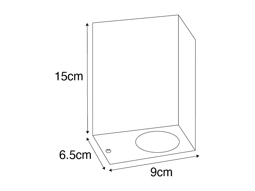 Applique moderne or antique 2 lumières IP44 - Baleno