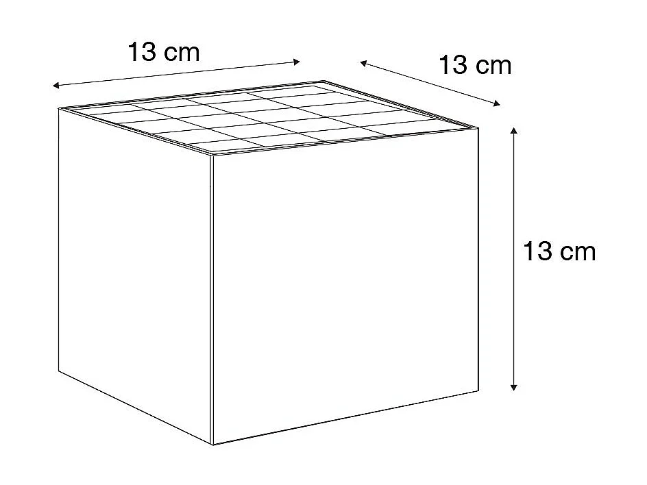 Applique d'extérieur noire avec feu de croisement et capteur sur solaire - Charlotte