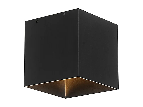 Applique murale d'extérieur noire avec lumière tamisée et capteur solaire - Charlotte