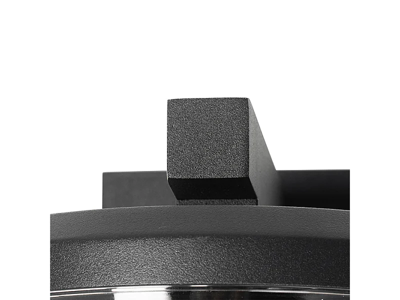 Applique d'extérieur noire IP44 avec détecteur de mouvement - Joren