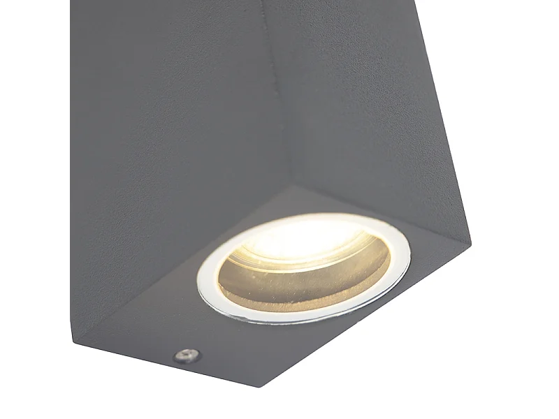 Lot de 4 appliques modernes anthracite IP44 - Baleno II