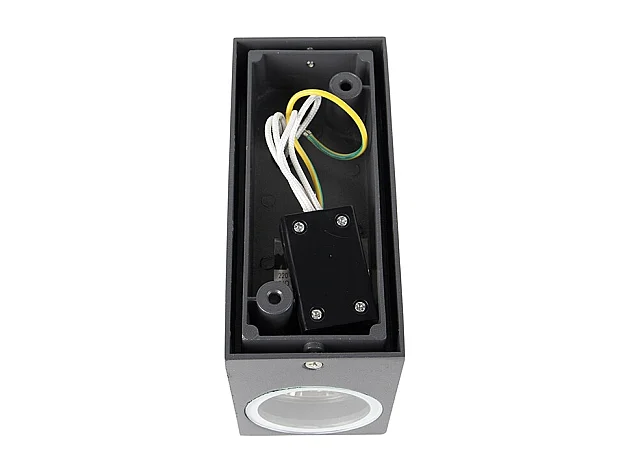 Ensemble de 4 appliques murales gris foncé 2 lumières IP44 - Baleno