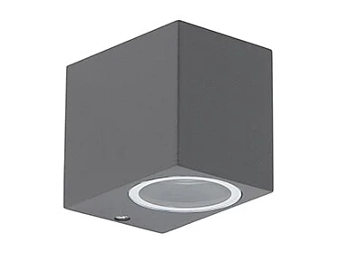 Lot de 2 appliques murales modernes gris foncé IP44 - Baleno