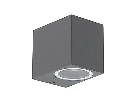 Lot de 2 appliques murales modernes gris foncé IP44 - Baleno