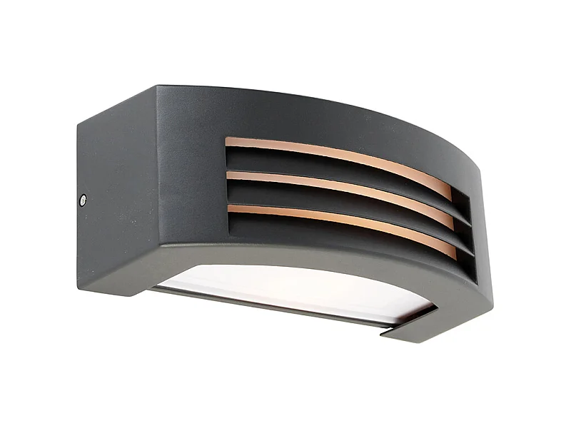 Applique moderne anthracite IP44 - Hurricane 1