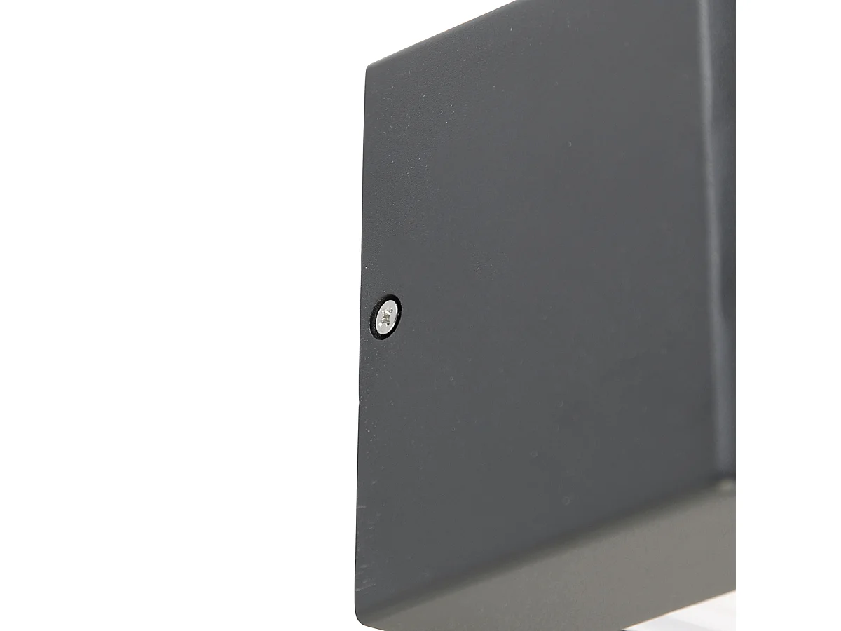 Applique murale moderne anthracite IP44 - Hurricane 1