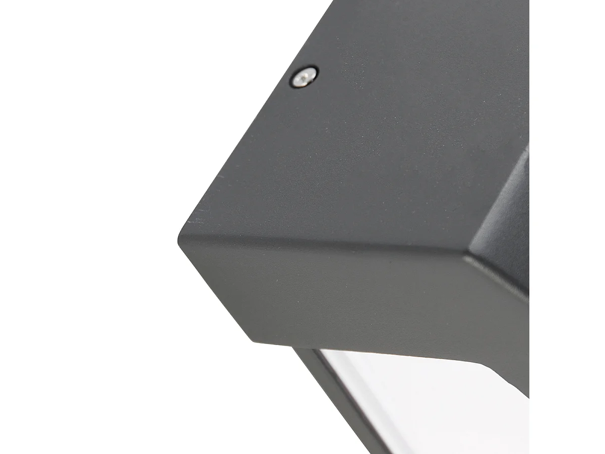 Applique murale moderne anthracite IP44 - Hurricane 1