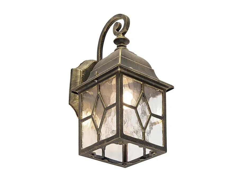 Applique murale extérieure romantique en bronze - Londres