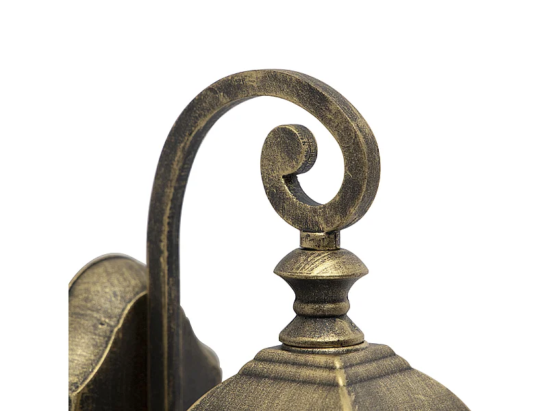 Applique murale extérieure romantique en bronze - Londres