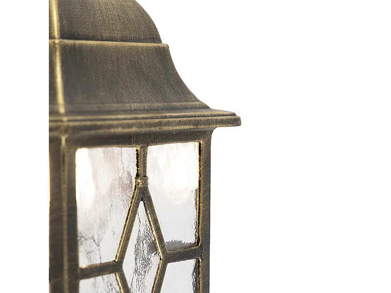 Applique murale extérieure romantique en bronze - Londres