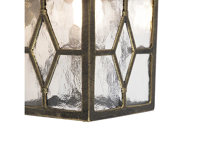 Applique murale extérieure romantique en bronze - Londres