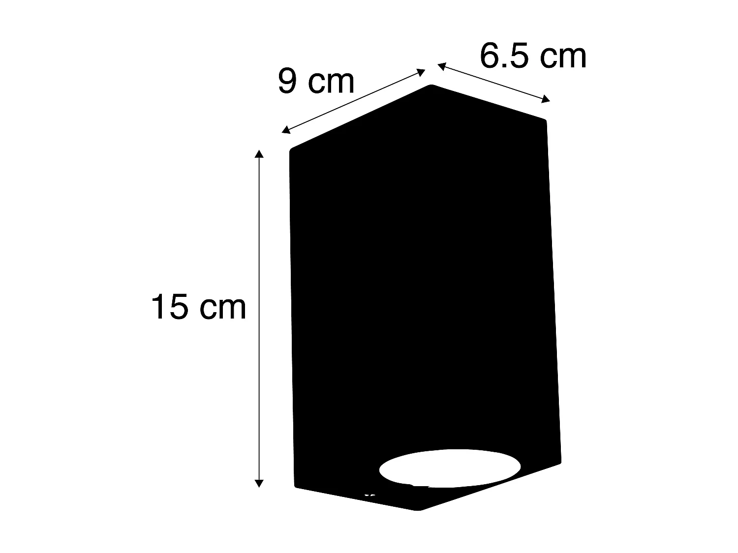 Ensemble de 4 appliques murales modernes noires 2 lumières IP44 - Baleno